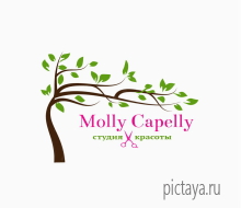  Логотип салона красоты Molly Capelly