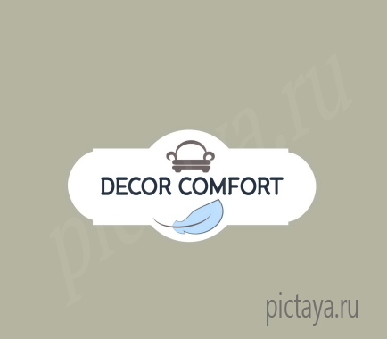 Лого мебельного салона Декор комфорт