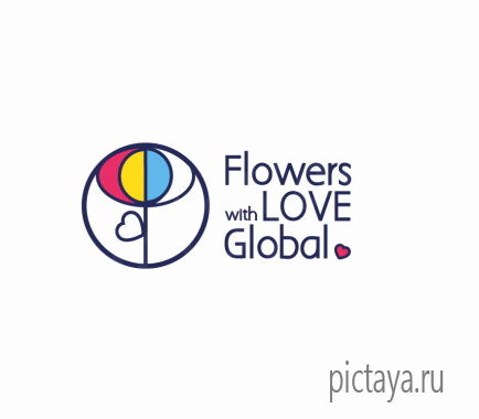 Картинка цветка,логотип для цветочного магазина